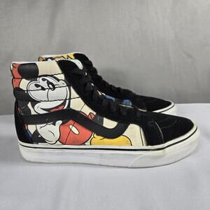 Disney X Vans Sk8-Hi Shoes Sneakers Mens 5.5 Womens 7 Mickey Friends High Top